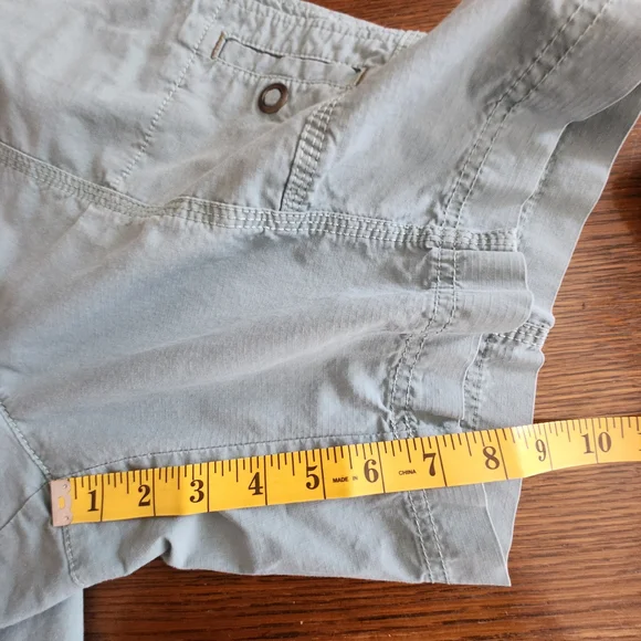 Womens Blue Cargo Shorts - Picture 9 of 9